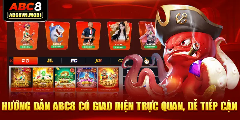 Hướng dẫn ABC8 có giao diện trực quan, dễ tiếp cận