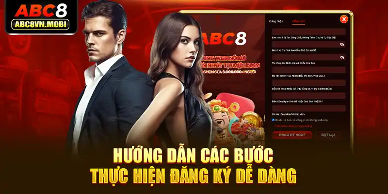 Hướng dẫn các bước thực hiện đăng ký dễ dàng